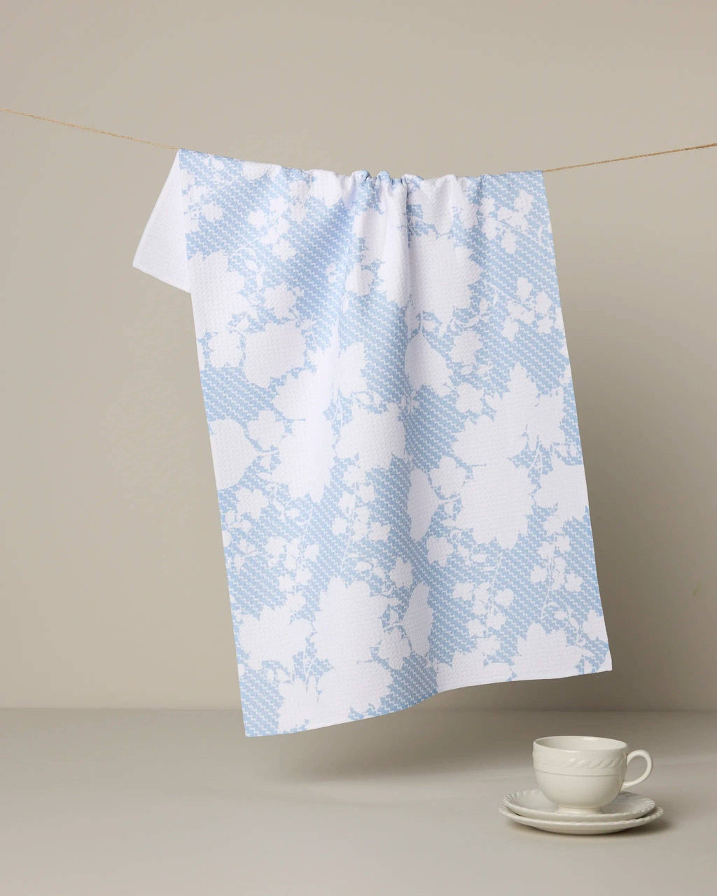 Geometry - Soft Bloom Tea Towel