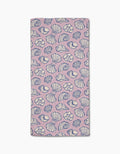 Geometry - Retro Coastal Seashells in Pink Bar Towel
