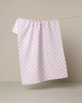 Geometry - Pink Poppy Tea Towel